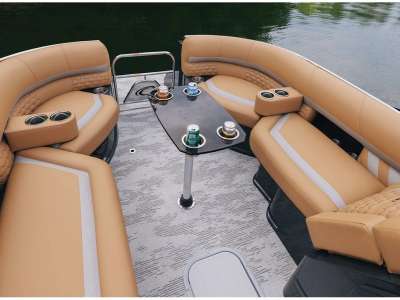 2027 Crest Pontoons Ultimate Luxury Line: Continental NX SLS 270 (twin engine) | Swing Back Mini L